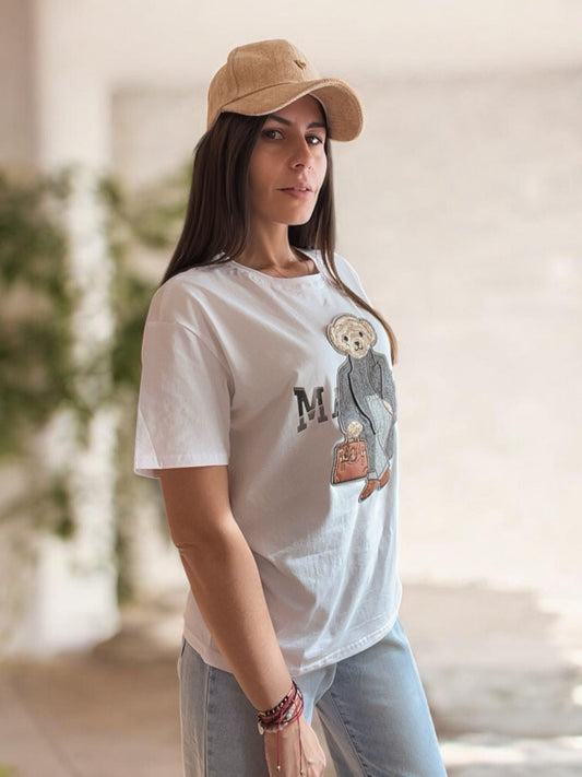 T-shirt with a bear