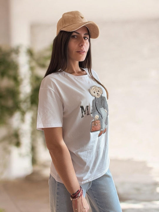 T-shirt with a bear