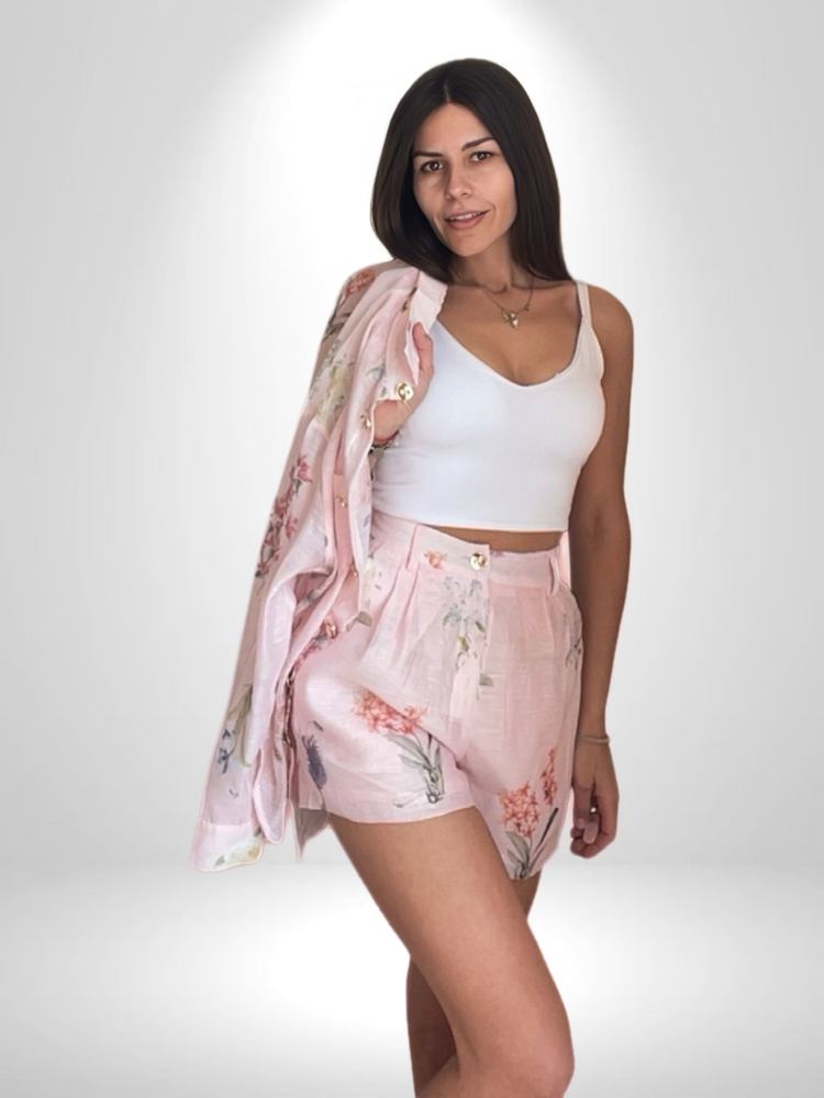 Елегантен Сет  Риза и Панталонки Soft Bloom