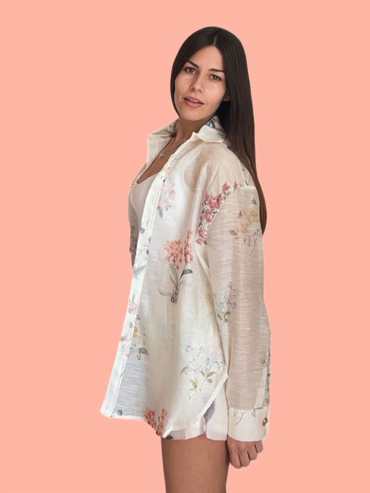 Елегантен Сет  Риза и Панталонки Soft Bloom