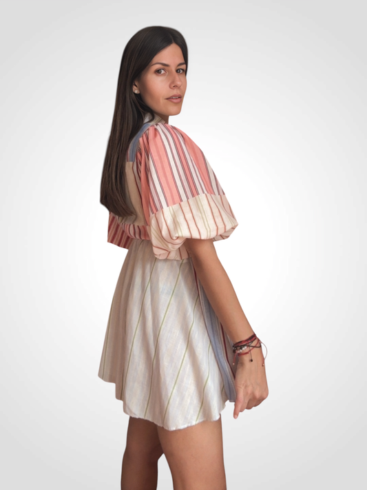 Къса Рокля ,,Candy Stripe''