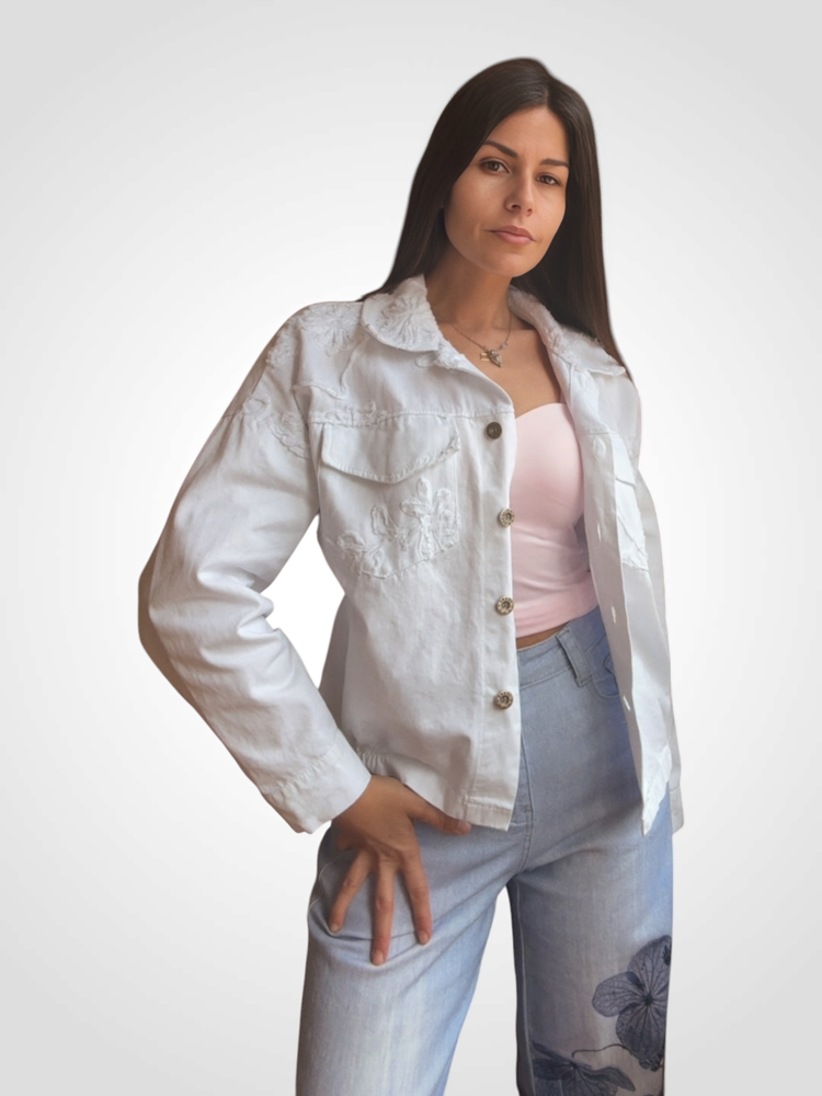 Яке ,,White Bloom Denim''