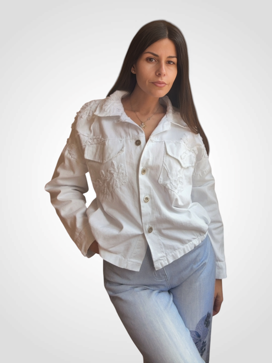 Яке ,,White Bloom Denim''