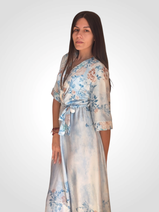 Сатенена Рокля ,,Blossom''