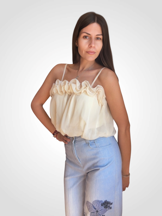 Топ ,,Cloudy Ruffles''