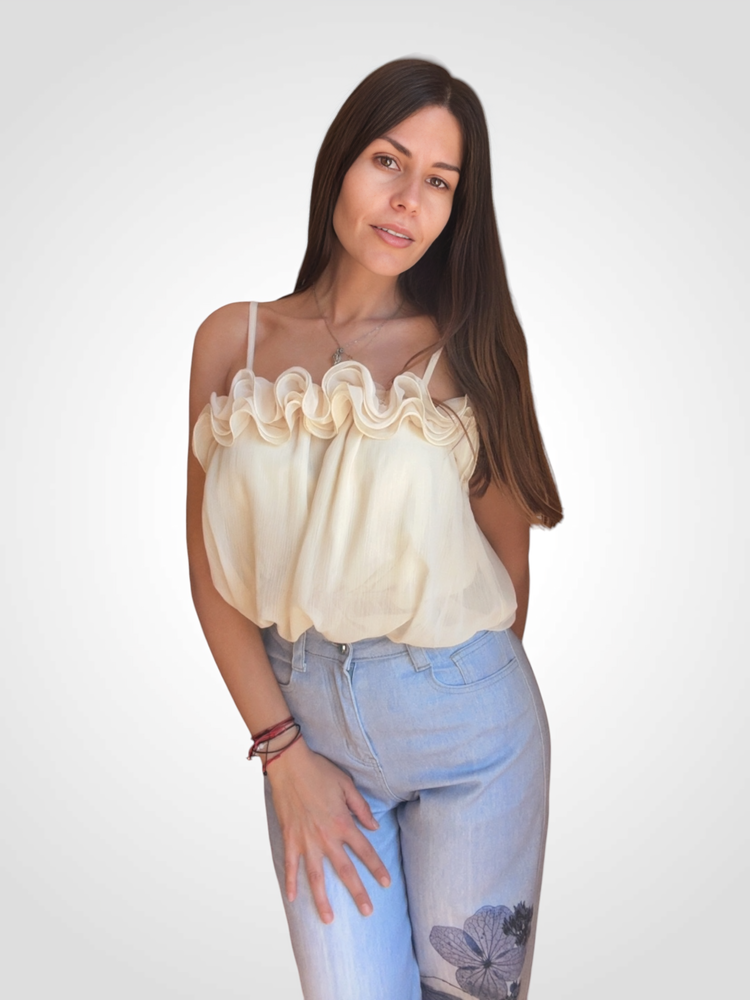 Топ ,,Cloudy Ruffles''