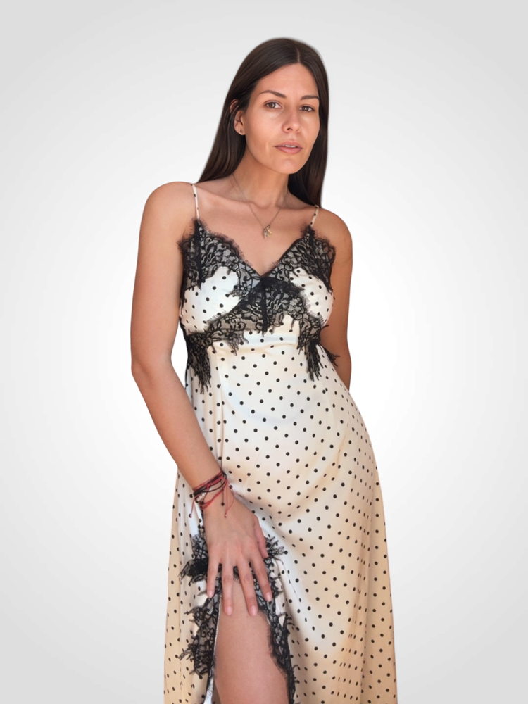 Дълга Рокля ,,Paris Dots Lace''