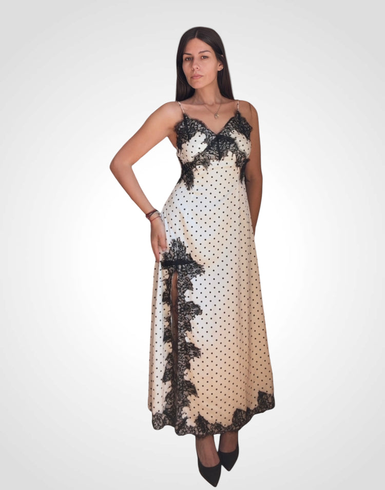 Дълга Рокля ,,Paris Dots Lace''