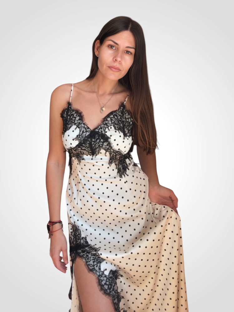 Дълга Рокля ,,Paris Dots Lace''
