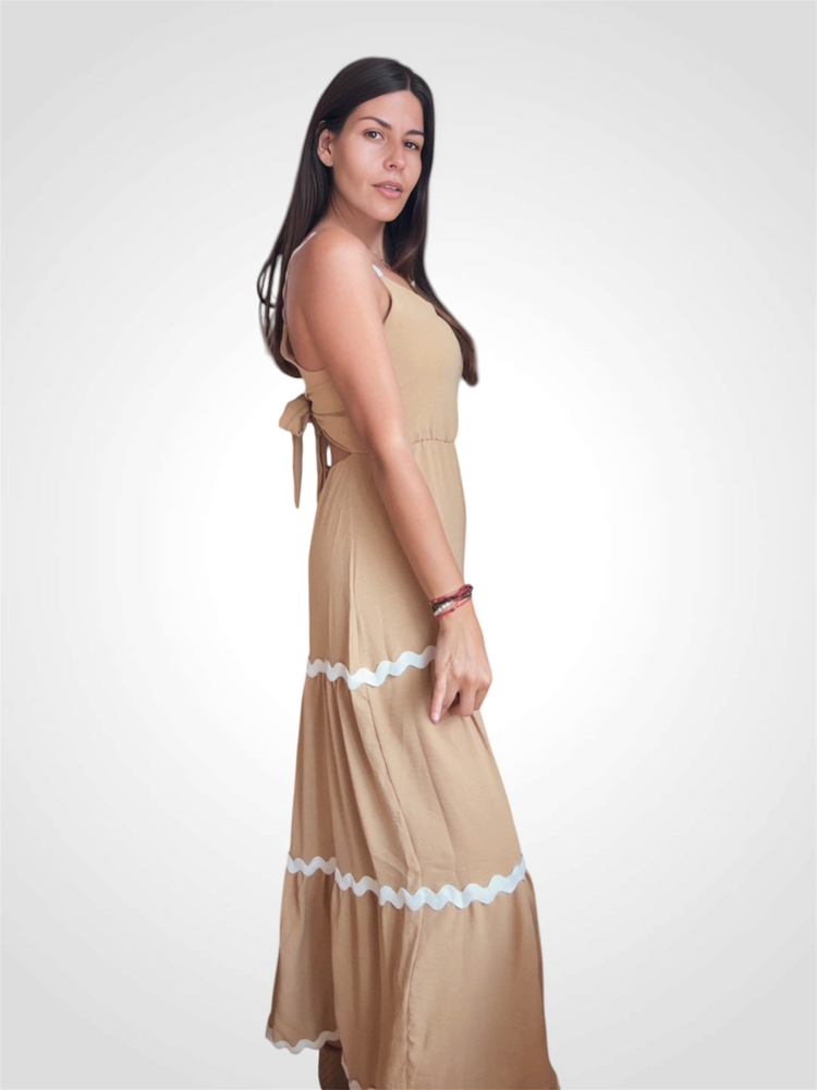 Ефирна Дълга Рокля ,,Desert Breeze''