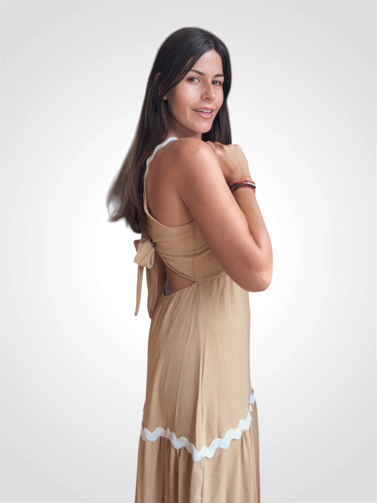 Ефирна Дълга Рокля ,,Desert Breeze''