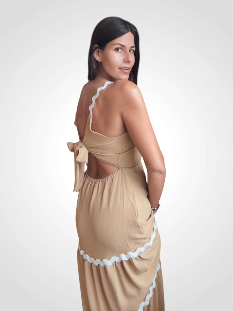 Ефирна Дълга Рокля ,,Desert Breeze''