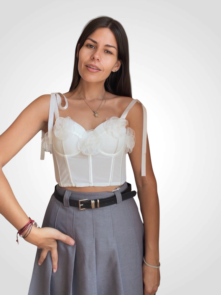 Топ ,,White Blossom Corset''