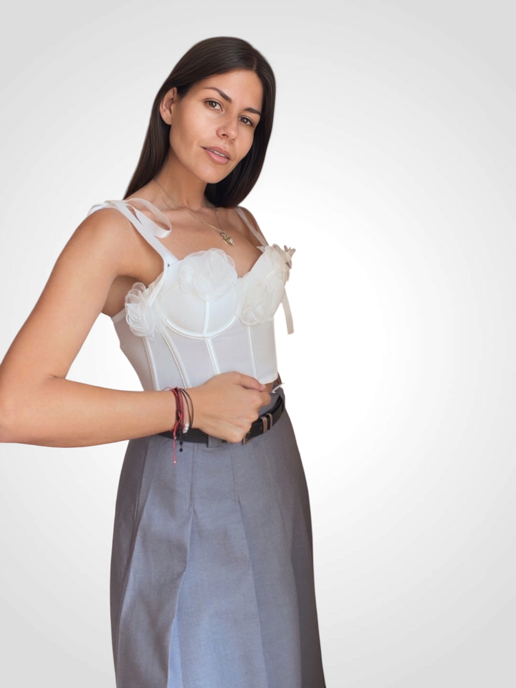 Топ ,,White Blossom Corset''