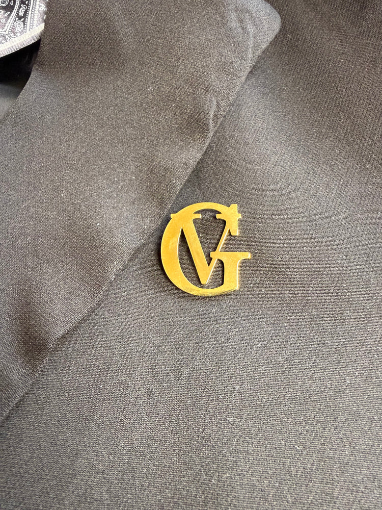 Луксозна брошка Gvipstyle Monogram GV