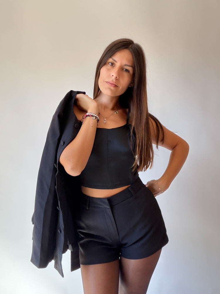 Shorts and blazer set