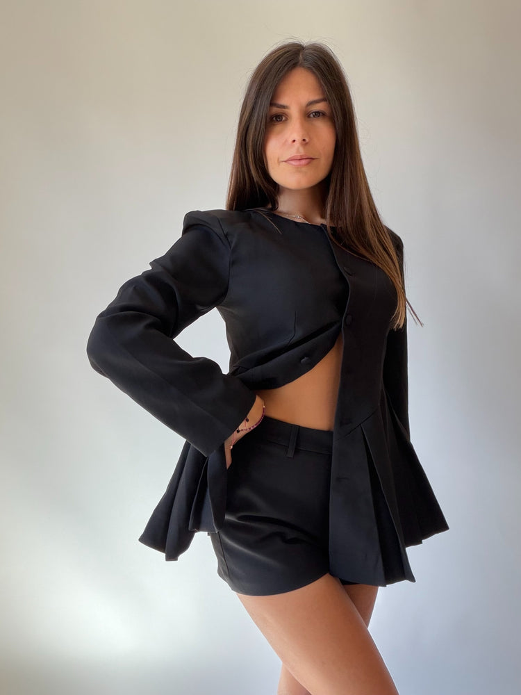 Shorts and blazer set