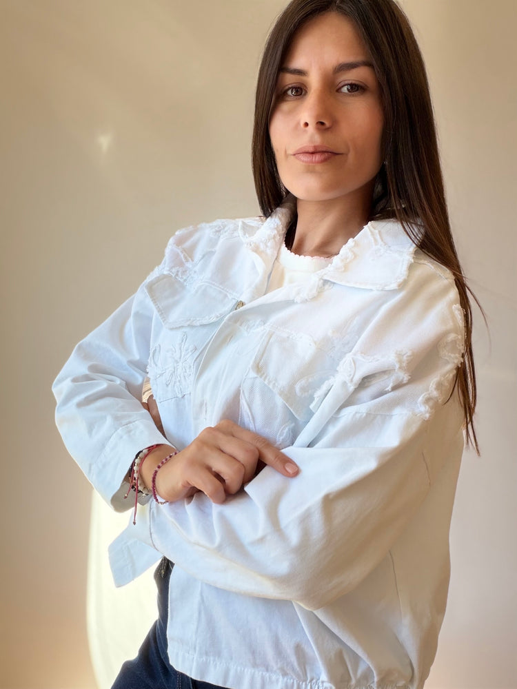 Яке ,,White Bloom Denim''
