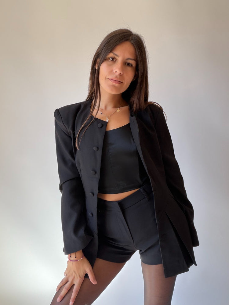 Shorts and blazer set