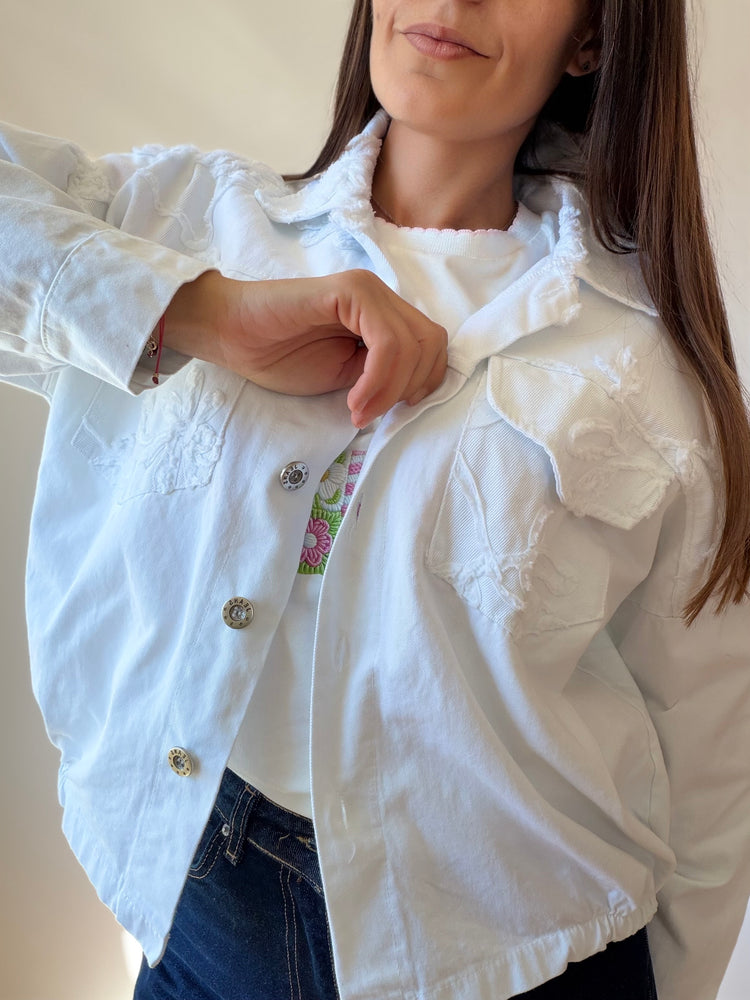 Яке ,,White Bloom Denim''