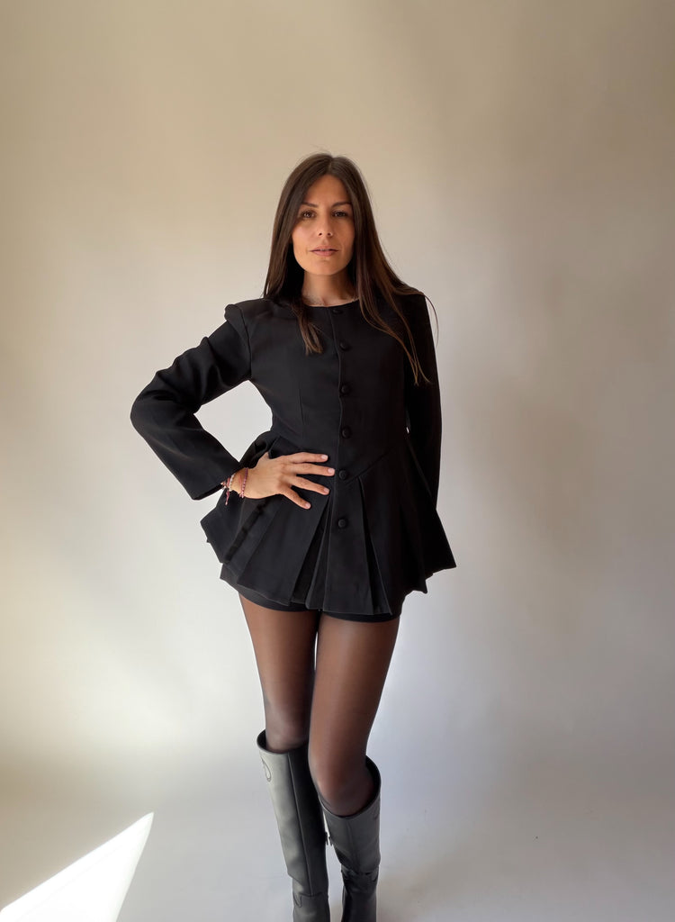Shorts and blazer set