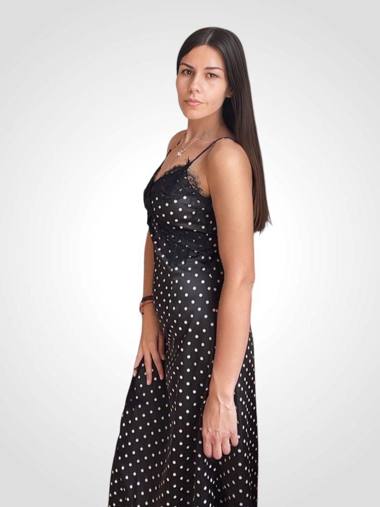 Дълга Рокля ,,Paris Dots Lace''