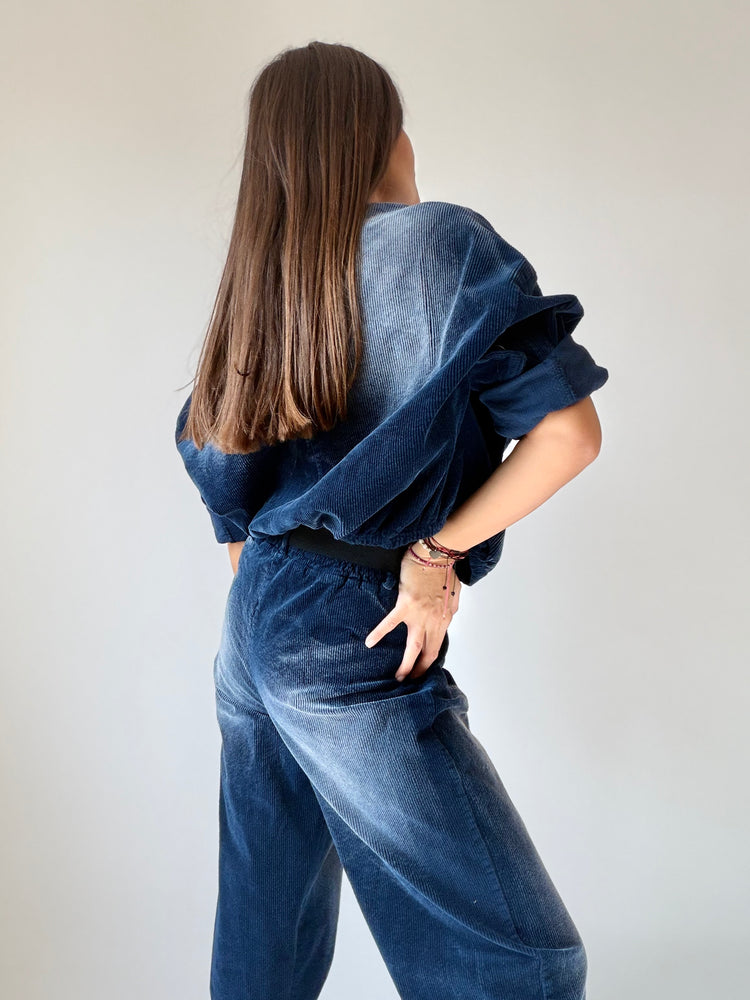 "VELLUTO CHIC" Shirt and Trousers Set
