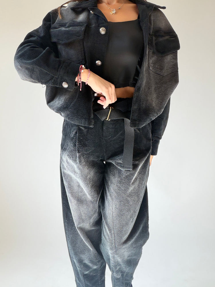 "VELLUTO CHIC" Shirt and Trousers Set