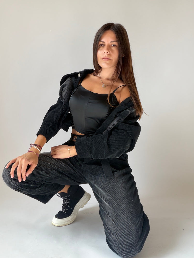 "VELLUTO CHIC" Shirt and Trousers Set