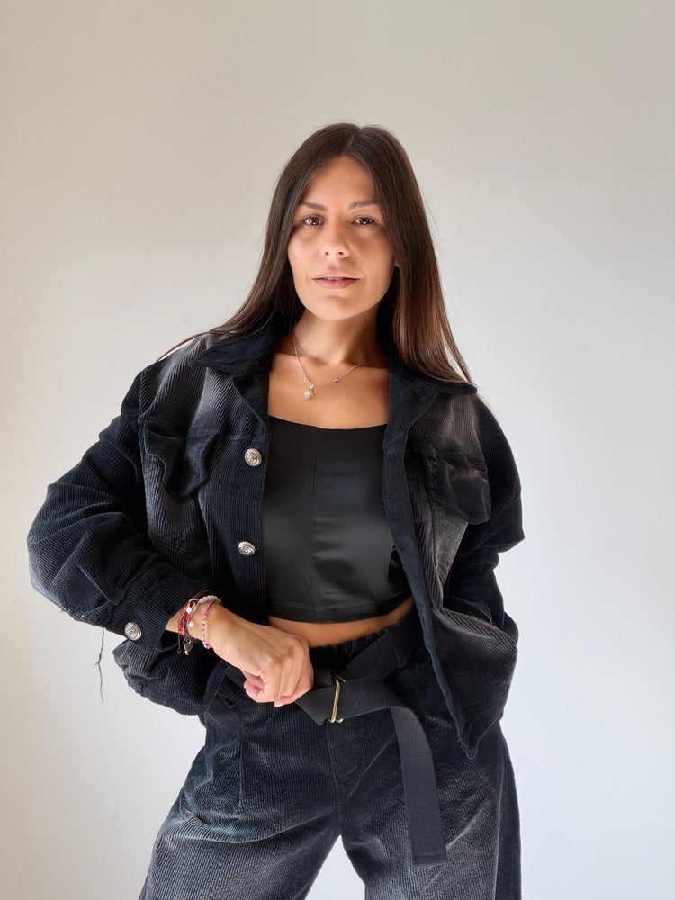 "VELLUTO CHIC" Shirt and Trousers Set