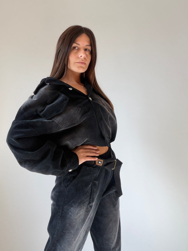 "VELLUTO CHIC" Shirt and Trousers Set