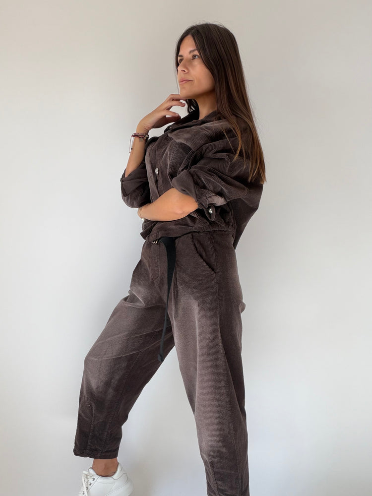 "VELLUTO CHIC" Shirt and Trousers Set