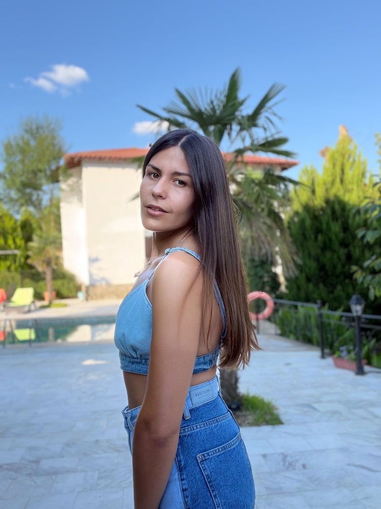 Деним Топ - ,,Blue Mirage''