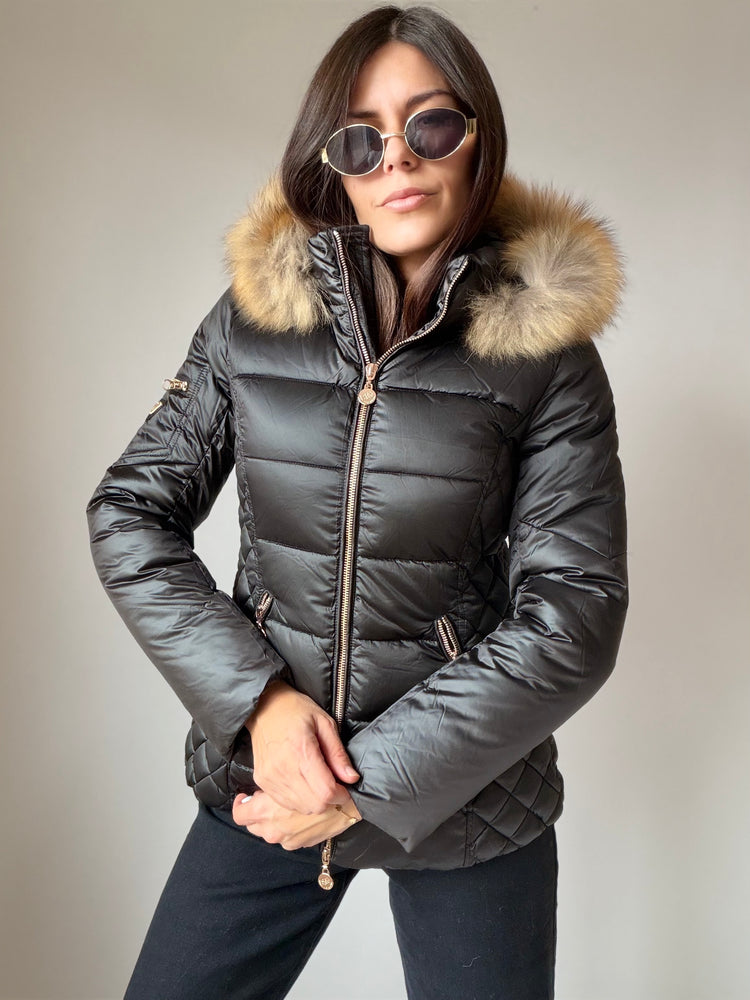 Яке с пухена качулка ,,Iceblack''