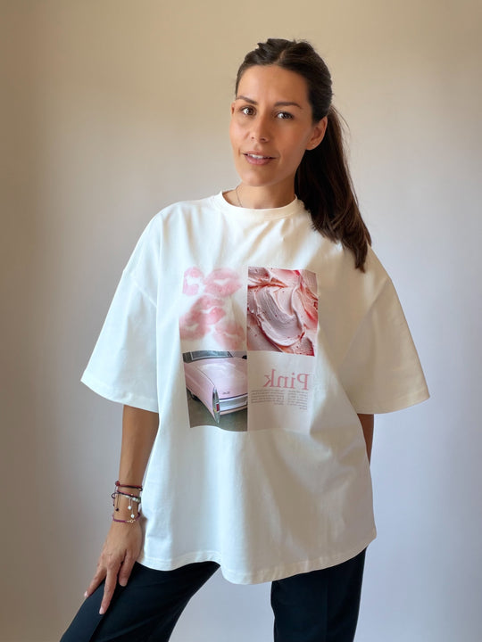 Oversize блуза ,,Pink Mood''