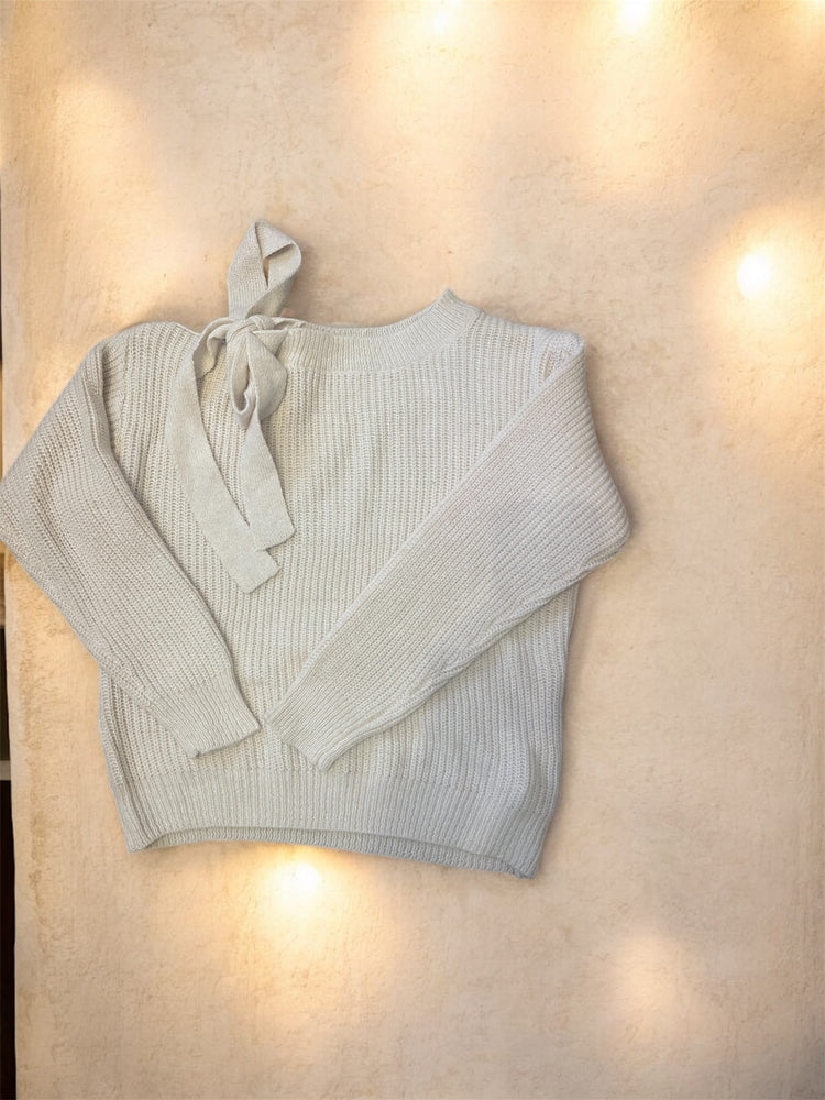 Плетен пуловер