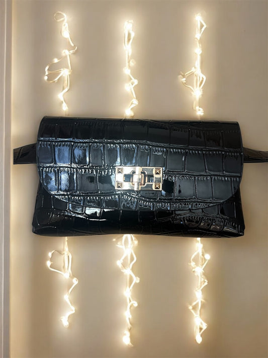 Мини Чанта - Лачена