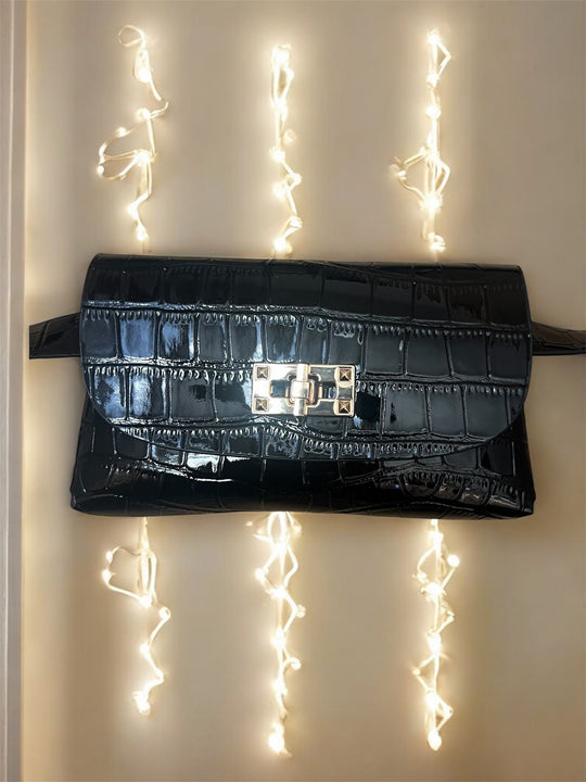 Мини Чанта - Лачена