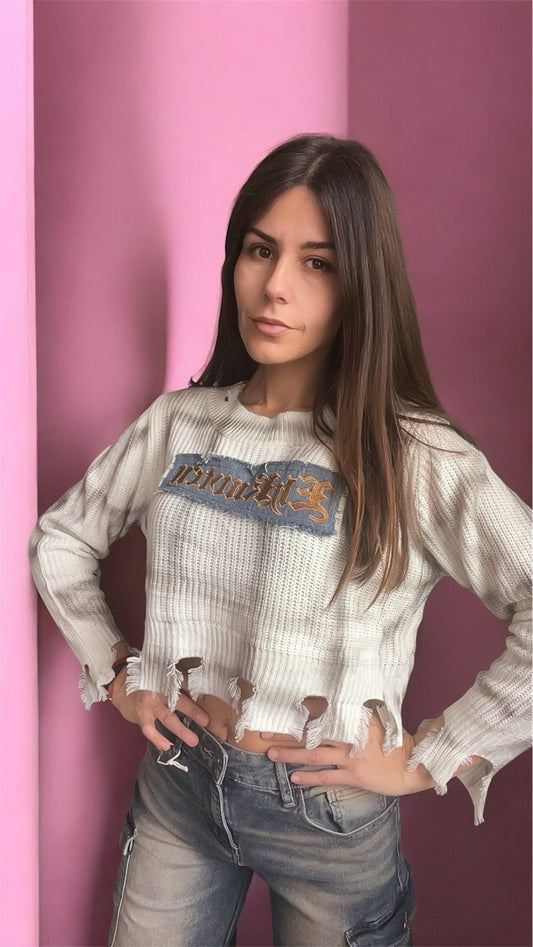 Плетена блуза