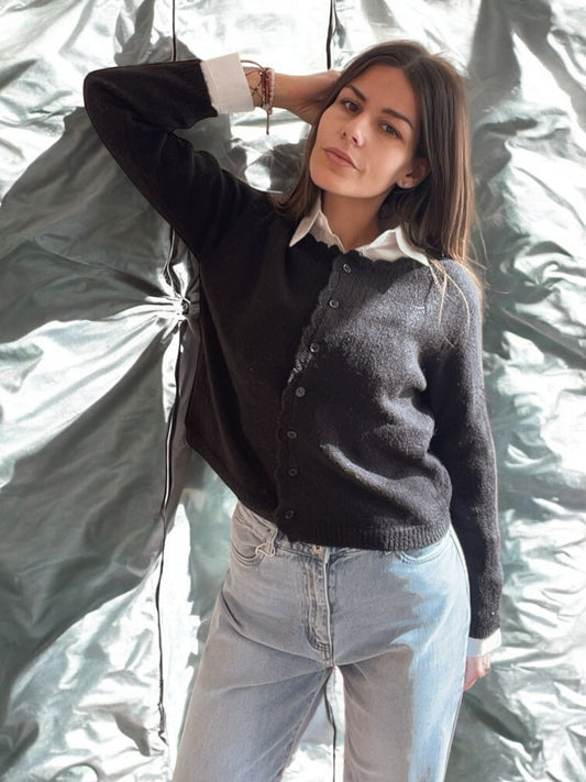 Комплект риза с жилетка