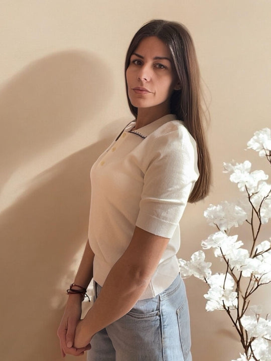 Блуза от тънко плетиво