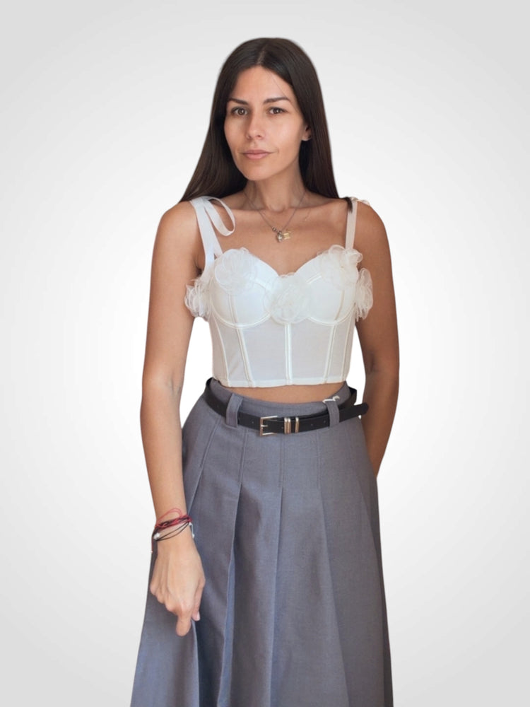 Топ ,,White Blossom Corset''