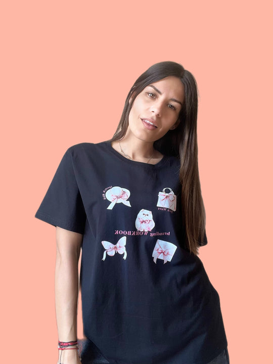 Тениска с Принт ,,Pink Charm''